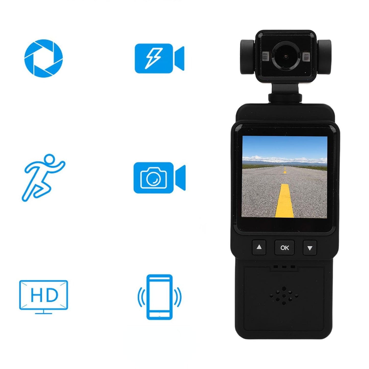 Camara de accion 4K Portatil